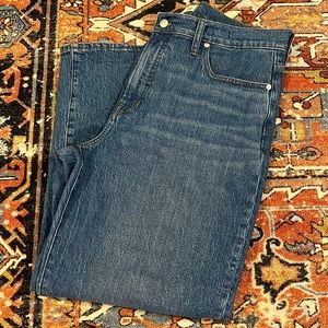 Madewell Perfect Vintage Wide-Leg Jean in Leifland Wash Size 32